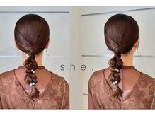 【she桂】ヘアセット/アレンジお任せ下さい♪桂駅前でaccess◎
