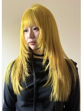 ゾーイダイミョウ(ZOEY daimyo) 大名 レイヤーカット ブリーチカラー