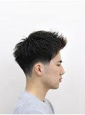 スパイキーショートテーパーフェード