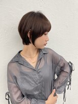 サラジュ 西宮北口店(SARAJU) ダークブラウンショートボブ