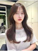 髪質改善/韓国/ダブルカラー/縮毛矯正/顔周り
