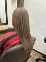 アミリー ひたち野うしく店(Amily)&nbsp;ハイライトバレイヤージュダブルカラーケアブリーチ20代30代