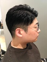 エムエイチザバーバー 本町(MH THE BARBER) フェードアップバングショート【北浜・堺筋本町・淀屋橋】