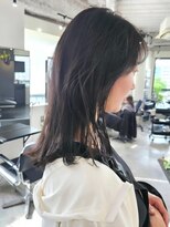 エイス 梅田 中津(Ace) レイヤーカット シアーグレージュ