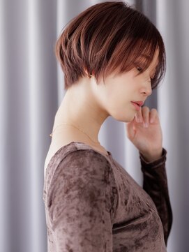 モッズヘア 越谷(mod's hair) ブリーチなし刈り上げショートボブ大人ショートヘア30代40代bs3