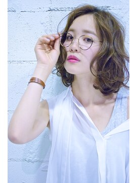 ホラン(HoLan) 【HoLan】外人風くせ毛パーマxダークシアーグレージュカラー♪