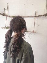 編込みツインテール