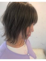 ヘアーデザイン リーム(Hair Design Rm.)&nbsp;milktea gray × bob