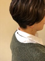 スーパーカット 元町店(SUPER CUT) 刈り上げ 根元白髪染めからオシャレ染めのグラデーション