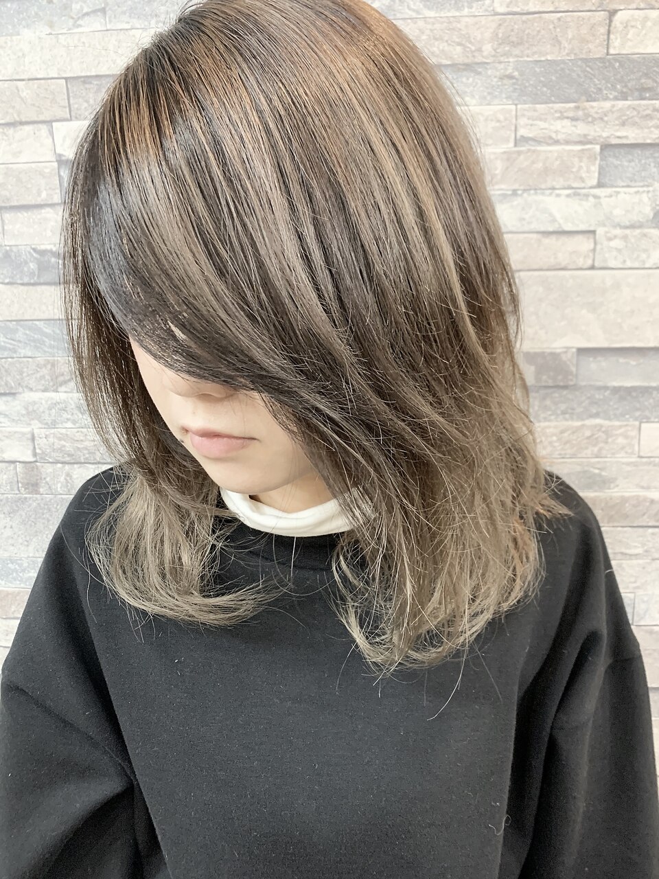 【髪質改善ケア☆】髪質改善カラー＋骨格矯正カット￥7980