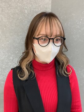 ロンドヴァリー 渋谷店(Lond vallee) 大人気のセクションカラーインナーカラーベージュ
