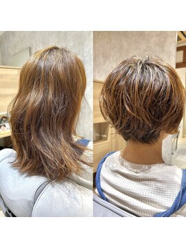 プラスイズム(PLUSISM) 癖毛を活かす。ショートカット