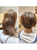 癖毛を活かす。ショートカット