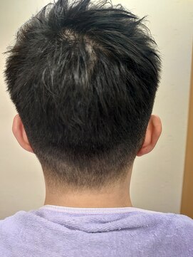 ヴェルデ シンバシ(VERDE SHINBASHI) 爽やかショートアップバングフェード ショート ビジネススタイル