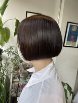 ノリト(norito)&nbsp;ミニボブ×カーキグレージュ