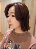 ビフォーアフターあり★外ハネボブ×顔まわりレイヤー
