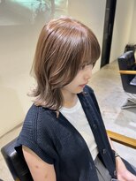 トレス(TRESS)&nbsp;外ハネレイヤー　bobレイヤー　ブラウンベージュ