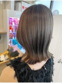 ハイライト×透明感カラー