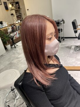 スミ(sumi) ピンクベージュカラー/ミルクティーベージュ/岩田悠