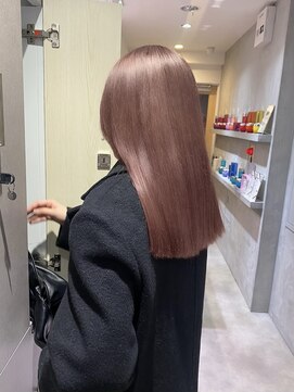 ヨーク(YOKE) 【YOKE】ピンクベージュ/ブリーチカラー/ピンクパープル