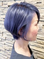 ヘアーレナータ 八王子(HAIR RENATA) 20代30代40代髪質改善カラーブルーグレージュ艶感ショート