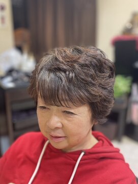 美容室 スピリチュアル ハート(SPIRITUAL HEART) かかりすぎのパーマをパーマ液とアイロンでReデザイン