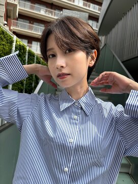 アンバー 池袋(amber) ハンサム大人ショート[ショートカット/ピンクブラウン][池袋駅]