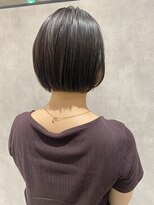 トマト(TOMTO)&nbsp;【RYOHEI】切りっぱなしボブ_タッセルボブ_オリーブベージュ