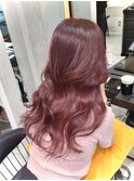 レイヤーカット暖色カラーブリーチなしダブルカラー大宮美容室