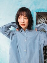 エーバイフー 江坂店(A BY WHO)&nbsp;A BY WHO江坂/くびれボブ/外はねボブ/透明感カラー