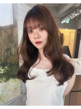 ボタン ハカタ(VOTAN hakata) 【博多美容室/坂本早苗】韓国ヘア/ブラウンカラー/前髪カット