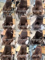 アイヴィー(IVY)&nbsp;大人気透明感カラーまとめ〇オリーブベージュショコラグレージュ