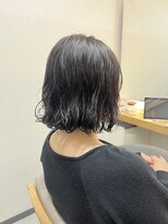 エクラートリアーラ 町田店(ECLART Reala)&nbsp;切りっぱなしボブ×パーマ×グレージュ