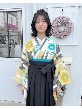 アン ビジュ(un bijou) 卒業袴スタイル★飾り持ち込みも◎