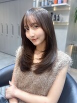 ロンドクロエ 横浜(Lond Chloe)&nbsp;イメチェン外ハネボブ美髪ワイドバングレイヤー韓国ブリーチなし