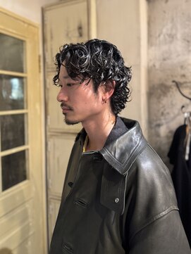 アデ オモテサンドウ(ade omotesando) メンズパーマ×ミディアムスタイル