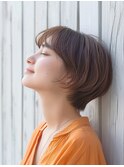 ★前髪イメチェンこなれミディレイヤーボブウルフネビージュ小顔