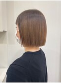 切りっぱなしボブ