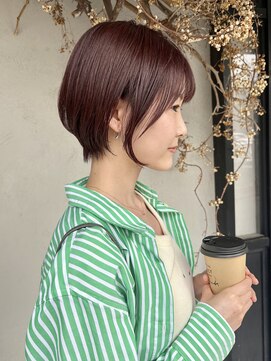 ディレクト(Direct) ショートボブハイライトレイヤーカットヘアセット髪質改善天文館