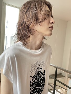 ウェイビーズ(WAVY'S) メンズ/スペインカール/スパイキーショート/ブルーブラック