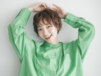 バブー バイ ビューティービースト アカデミー 熊本店(ba-boo)の写真/ショートヘアはバランスが命！あなたの髪質や骨格を見極め、あなただけの似合わせショートを叶えてくれる♪