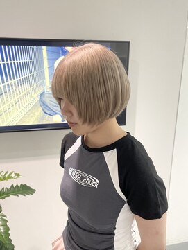 レフ(LEF) ブロンドミルクティーベージュ/ケアブリーチ/ダブルカラー