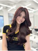 韓国ヘア　2wayバング &nbsp;レイヤーカット くびれヘア &nbsp;顔周り