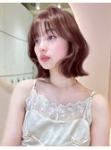 ボブ×髪質改善ストレート