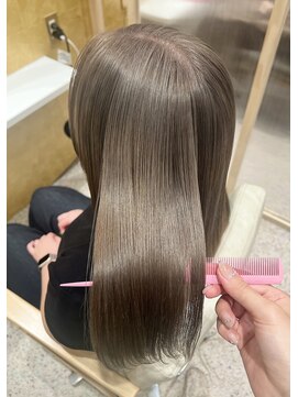 ジーナ 北千住ミルディス通り(Zina) ミルクティーグレージュ*髪質改善*Zina北千住ミルディス