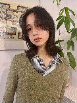 ヒュージ 表参道(huge) ショートボブ/ミニボブ/ニュアンスパーマ/顔周りカット/20代30代