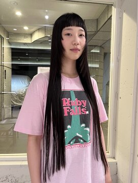 ダブ アオヤマ(DaB AOYAMA) 顔まわりカットデザインカット顔まわりレイヤーオン眉前髪カット