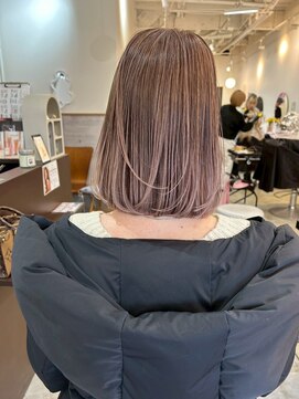 ラック 津田沼(LUCK) ピンクハイライト/ケアブリーチダブルカラーインナーカラー