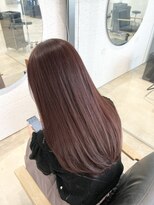 ビーヒアナウ N゜03 金沢駅西店(BE HERE NOW)&nbsp;髪質改善カラー/ダスティーピンク