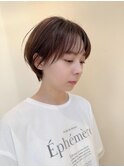 【ナチュラル美形】丸みシルエットの大人ショート